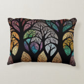 魅惑の森:ステンドグラス最高傑作 アクセントクッション (裏面)