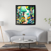 魅惑の森 フォトプリント           