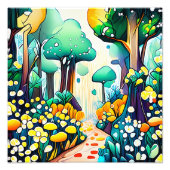 魅惑の森 フォトプリント            (正面)