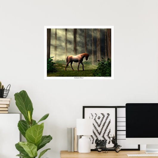 魅惑の森 ポスター (ホームオフィス)