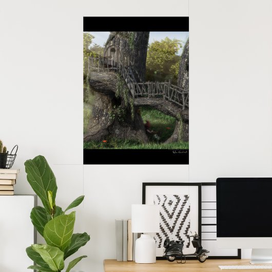 魅惑の森 ポスター (ホームオフィス)