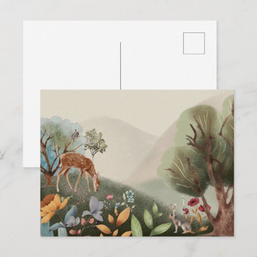 魅惑の森 ポストカード (正面/裏面)