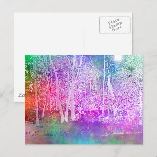 魅惑の森 ポストカード (正面/裏面)