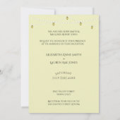 魅惑の森、妖精、ストリングライト結婚ズ 招待状 (裏面)