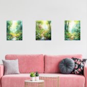 魅惑の森 – 水彩子供部屋 (リビング)