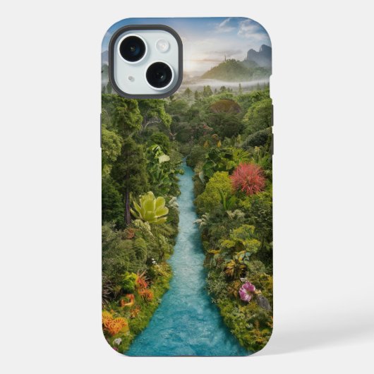 魅惑の森 iPhone カーケース iPhoneケース (裏面)