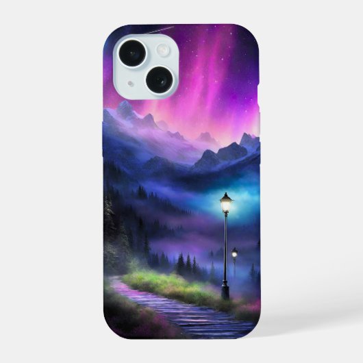 魅惑の森 iPhone 15ケース (裏面)