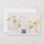 魅惑の植物リースオンライ結婚ンのウェブサイト 出欠カード (裏面)