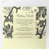 魅惑の植物園ウェディング 三つ折り招待状 (内部最初)