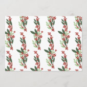 魅惑の植物園優雅クリスマスパーティ 招待状 (裏面)