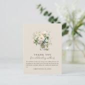 魅惑の水の色の森ボヘミアンありがとう ポストカード (スタンド正面)