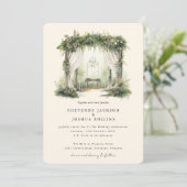 魅惑の水の色の森ボヘミアン結婚ズ・インヴィ 招待状 (スタンド正面)