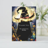 魅惑の水の色ウィザード誕生日 サンキューカード (スタンド正面)