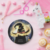 魅惑の水の色ウィザード誕生日 ペーパープレート (パーティー)