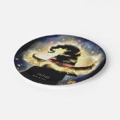 魅惑の水の色ウィザード誕生日 ペーパープレート (アングル)