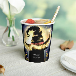 魅惑の水の色ウィザード誕生日 紙コップ