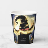 魅惑の水の色ウィザード誕生日 紙コップ (正面)