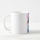 魅惑の水の色キャットマグ – Mystical 芸術的 & コーヒーマグカップ (左)