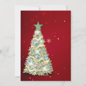 魅惑の水の色クリスマスツリー写真 シーズンカード (裏面)