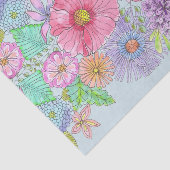 魅惑の水彩の花と葉 薄葉紙 (詳細)