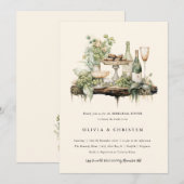 魅惑の水彩画の森 ボヘミアンレッスン Dinner 招待状 (正面/裏面)