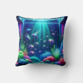 「魅惑の水族館の脱出」 クッション (裏面)