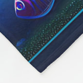 「魅惑の水族館の脱出」 フリースブランケット (角)