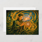 魅惑の油彩画のタイムベンディングメイジ シーズンポストカード (正面/裏面)