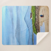 魅惑の海の断崖 シェルパブランケット (正面(横))