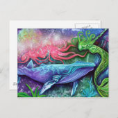 魅惑の海アート ポストカード (正面/裏面)
