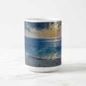 魅惑の海景色 海は秘密を隠している コーヒーマグカップ (中央)