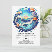 魅惑の海洋子供の誕生日 招待状 (スタンド正面)