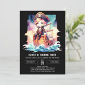 魅惑の海賊船の誕生日 招待状 (スタンド正面)