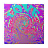 魅惑の渦ラブシアン文字アートグラフィック タイル (正面)