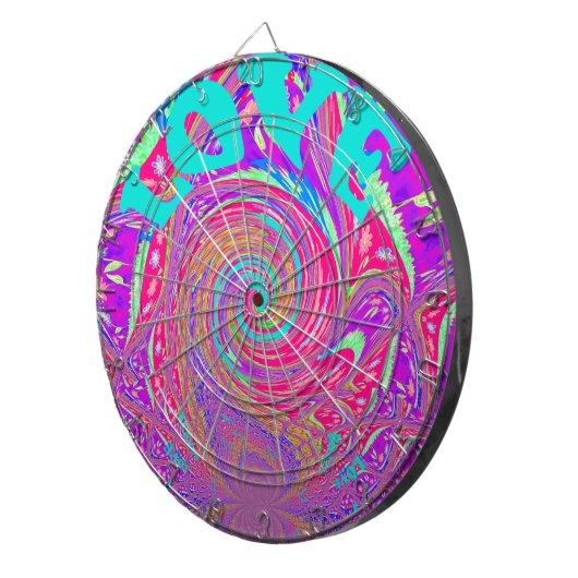 魅惑の渦ラブシアン文字アートグラフィック ダーツボード (正面右)