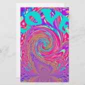 魅惑の渦ラブシアン文字アートグラフィック 便箋 (正面/裏面)
