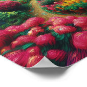 魅惑の渦巻き旋回：ヴァン・ゴッホ・ドリームスの庭 ポスター (角)