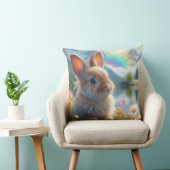 魅惑の湖で愛らしいバニー クッション (椅子)