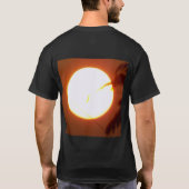 魅惑の満月ヘビー級コットン Tシャツ (裏面)