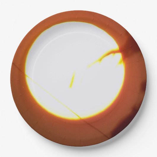 魅惑の満月9"ラウンド ペーパープレート (正面)