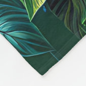 「魅惑の滝オアシス」 フリースブランケット (角)