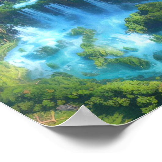 魅惑の滝 ポスター (角)