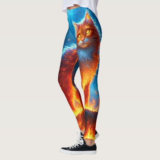 魅惑の火の猫 レギンス (左)