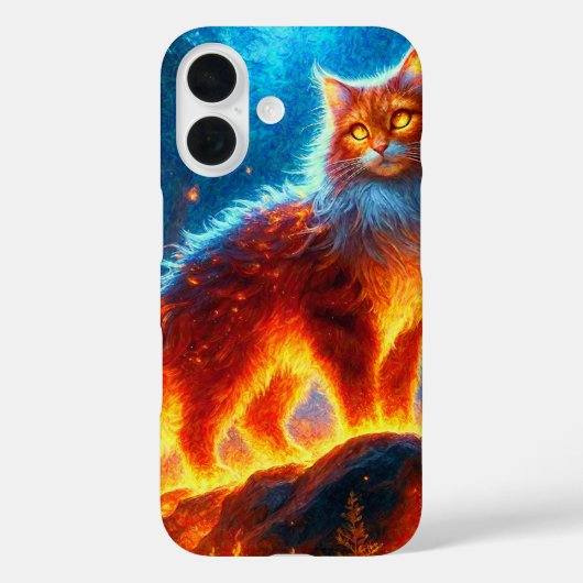 魅惑の火の猫 Case-Mate iPhoneケース (裏面)