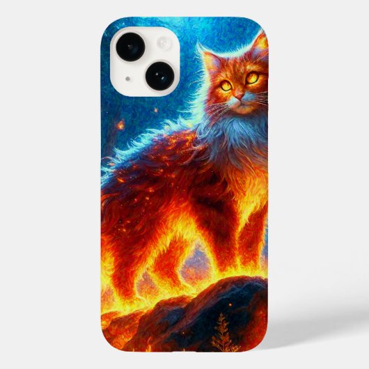 魅惑の火の猫 Case-Mate iPhoneケース (裏面)