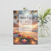 魅惑の熱帯ビーチマジカルハイビスカススウィート16 招待状 (スタンド正面)