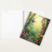 魅惑の熱帯雨林の花と蝶 プランナー手帳 (ディスプレー)