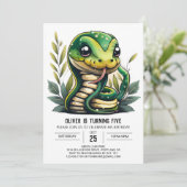 魅惑の爬虫類レルム誕生日 招待状 (スタンド正面)