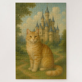 魅惑の猫とおとぎ話の城巡 ジグソーパズル