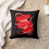 魅惑の白熱［赤熱］光を放つオイスターレッド クッション (ブランケット)